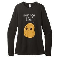 Potatoes I Dont Know Im Just A Potato Funny Gift Womens CVC Long Sleeve Shirt