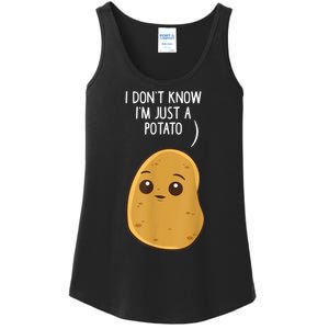 Potatoes I Dont Know Im Just A Potato Funny Gift Ladies Essential Tank