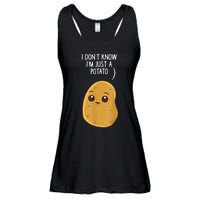 Potatoes I Dont Know Im Just A Potato Funny Gift Ladies Essential Flowy Tank