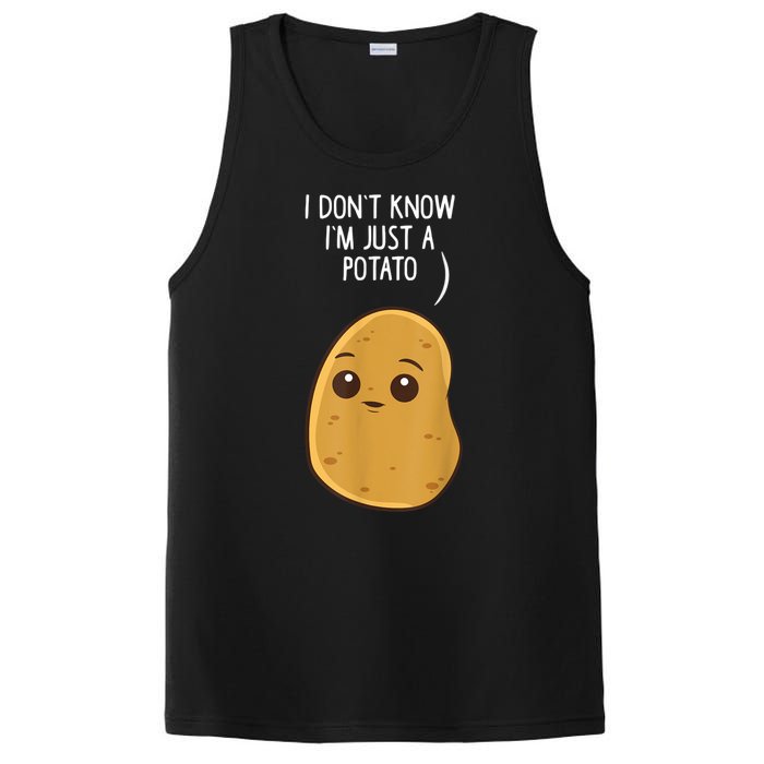 Potatoes I Dont Know Im Just A Potato Funny Gift PosiCharge Competitor Tank