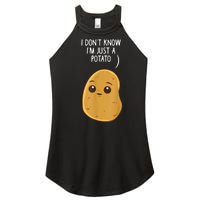 Potatoes I Dont Know Im Just A Potato Funny Gift Women's Perfect Tri Rocker Tank