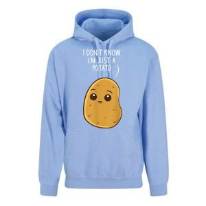 Potatoes I Dont Know Im Just A Potato Funny Gift Unisex Surf Hoodie