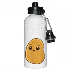 Potatoes I Dont Know Im Just A Potato Funny Gift Aluminum Water Bottle