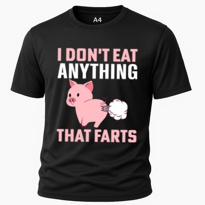 Pig I Don't Eat Anything That Farts Vegetarian Meaningful Gift Performance Shirt