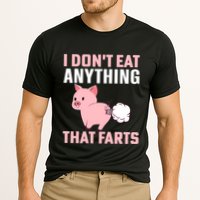 Pig I Don't Eat Anything That Farts Vegetarian Meaningful Gift Cooling Performance Crew T-Shirt