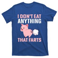 Pig I Don't Eat Anything That Farts Vegetarian Meaningful Gift T-Shirt