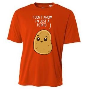 Potatoes I Dont Know Im Just A Potato Gift Cooling Performance Crew T-Shirt