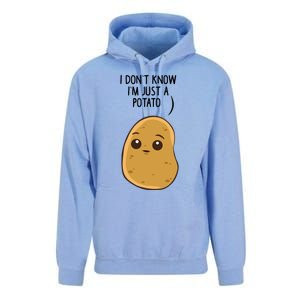 Potatoes I Dont Know Im Just A Potato Gift Unisex Surf Hoodie