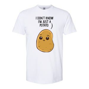 Potatoes I Dont Know Im Just A Potato Gift Softstyle CVC T-Shirt