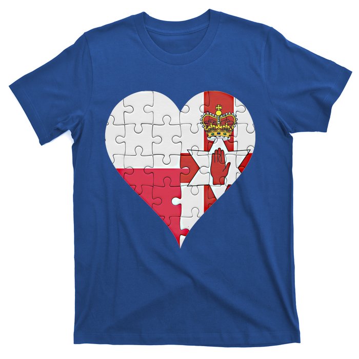 Polish Irish Flag Heart Funny Gift T-Shirt