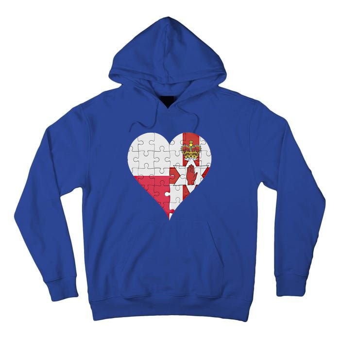 Polish Irish Flag Heart Funny Gift Tall Hoodie