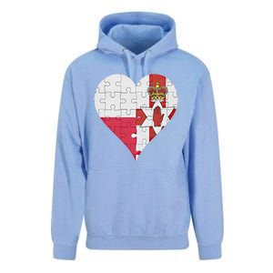 Polish Irish Flag Heart Funny Gift Unisex Surf Hoodie