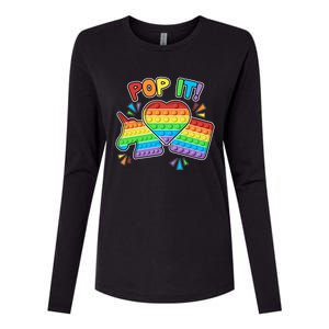 Pop It Fidget Toy Colorful Pop It Toy Game Lover Fun And Cute Cute Gift Womens Cotton Relaxed Long Sleeve T-Shirt