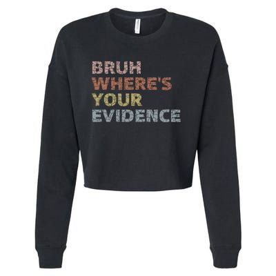 Prove It Funny Cite Your Evidence For English Teachers Cropped Pullover Crew