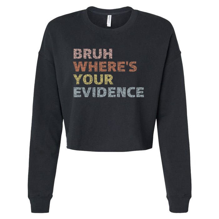 Prove It Funny Cite Your Evidence For English Teachers Cropped Pullover Crew