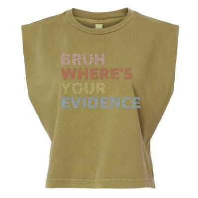 Prove It Funny Cite Your Evidence For English Teachers Garment-Dyed Women's Muscle Tee