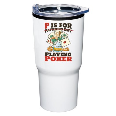 P Is For Poker St Patrick's Day Tumbler