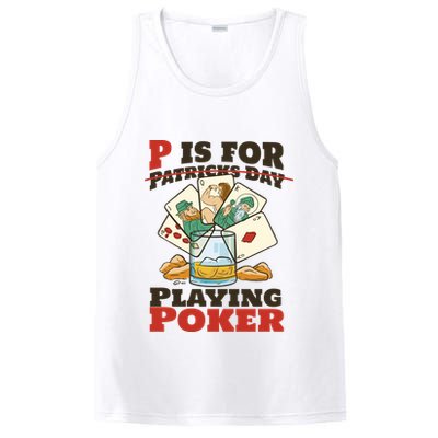 P Is For Poker St Patrick's Day PosiCharge Competitor Tank