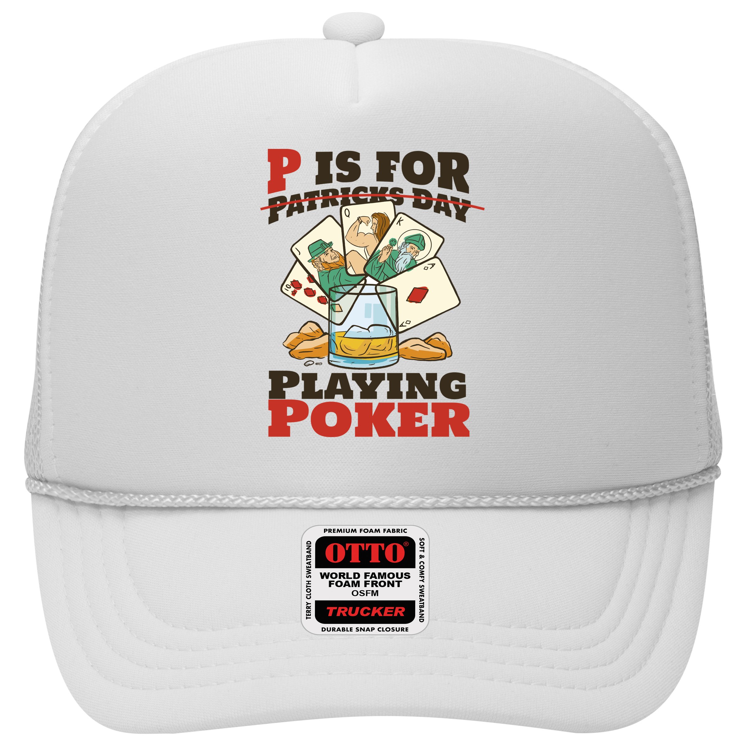 P Is For Poker St Patrick's Day Hat