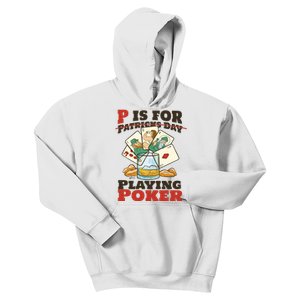 P Is For Poker St Patrick's Day Kids Hoodie