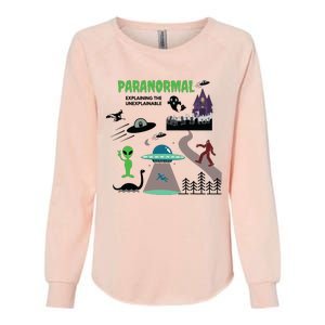 Paranormal Investigator Funny Ghost Hunting Womens California Wash Sweatshirt