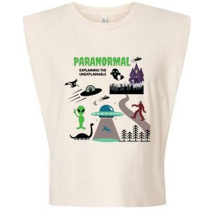 Paranormal Investigator Funny Ghost Hunting Garment-Dyed Women's Muscle Tee