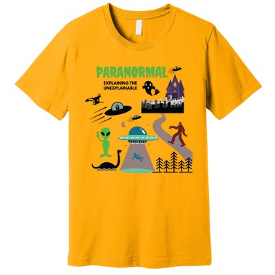 Paranormal Investigator Funny Ghost Hunting Premium T-Shirt