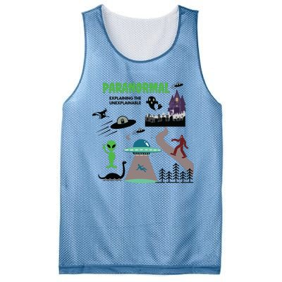 Paranormal Investigator Funny Ghost Hunting Mesh Reversible Basketball Jersey Tank