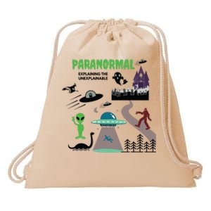 Paranormal Investigator Funny Ghost Hunting Drawstring Bag