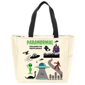 Paranormal Investigator Funny Ghost Hunting Zip Tote Bag