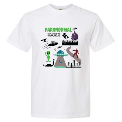 Paranormal Investigator Funny Ghost Hunting Garment-Dyed Heavyweight T-Shirt