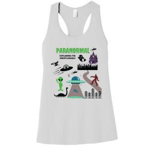 Paranormal Investigator Funny Ghost Hunting Women's Racerback Tank