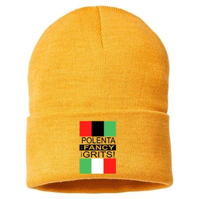 Polenta Is Fancy For Grits Sustainable Knit Beanie