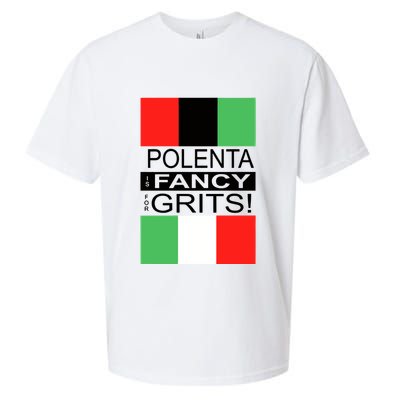 Polenta Is Fancy For Grits Sueded Cloud Jersey T-Shirt