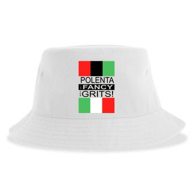 Polenta Is Fancy For Grits Sustainable Bucket Hat