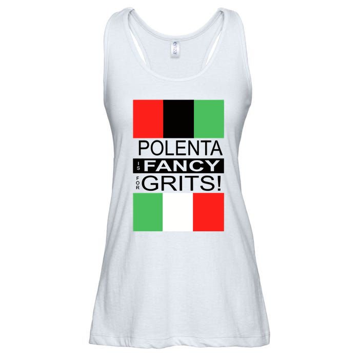 Polenta Is Fancy For Grits Ladies Essential Flowy Tank