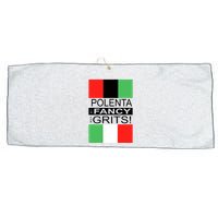 Polenta Is Fancy For Grits Large Microfiber Waffle Golf Towel