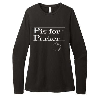 P Is For Parker Awesome Back To School Gift For Kids Womens CVC Long Sleeve Shirt