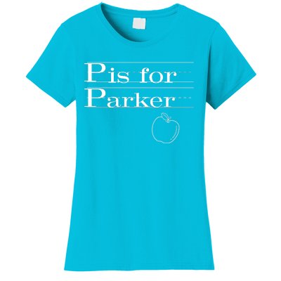 P Is For Parker Awesome Back To School Gift For Kids Women's T-Shirt