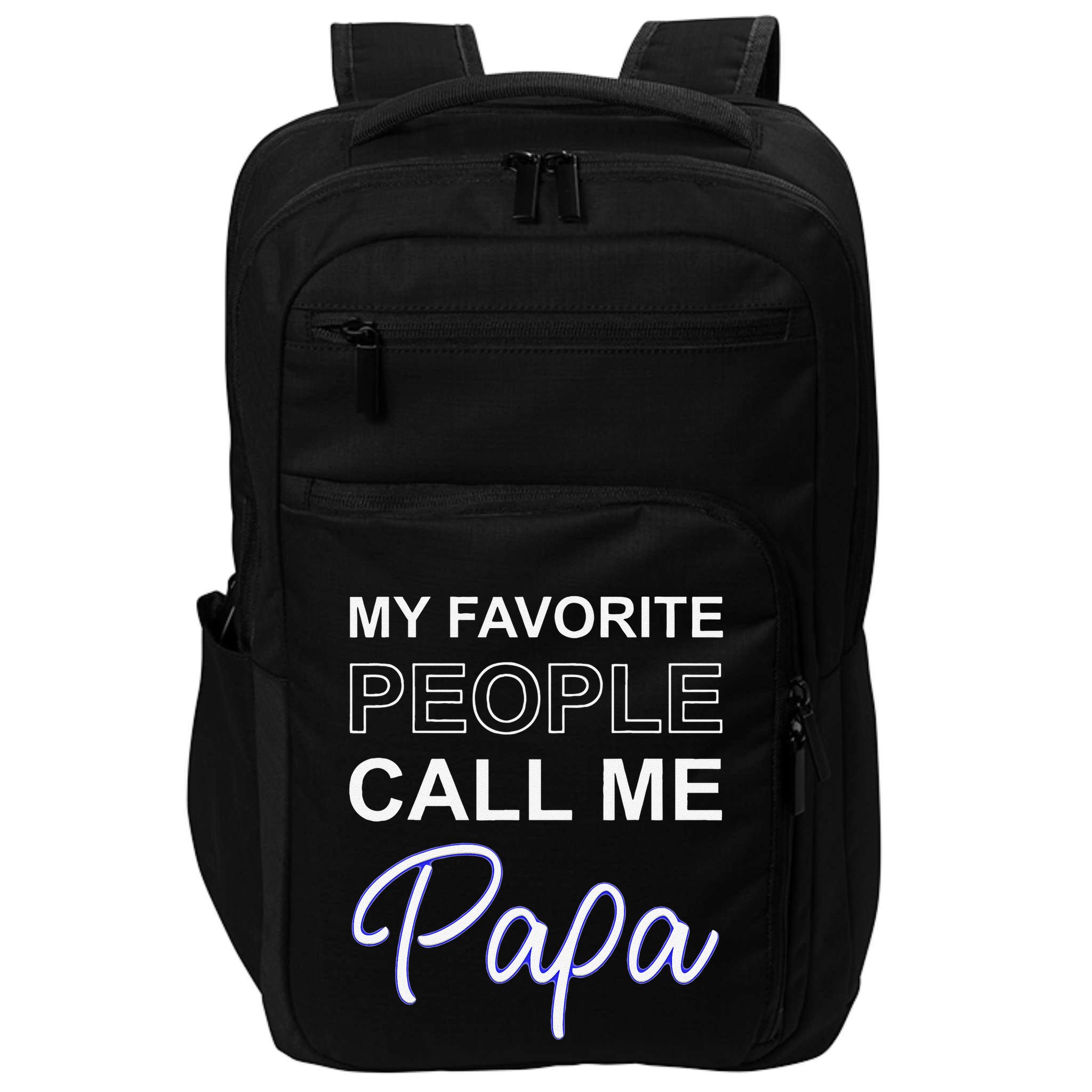 Papa Italy Father Day Apparel Italiano Italian Dad Impact Tech Backpack