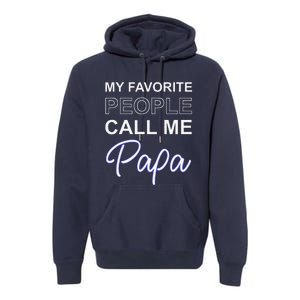 Papa Italy Father Day Apparel Italiano Italian Dad Premium Hoodie