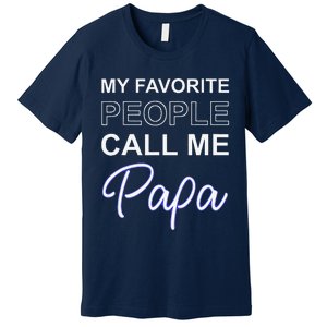 Papa Italy Father Day Apparel Italiano Italian Dad Premium T-Shirt