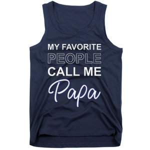 Papa Italy Father Day Apparel Italiano Italian Dad Tank Top