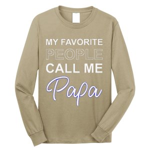 Papa Italy Father Day Apparel Italiano Italian Dad Long Sleeve Shirt