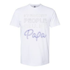 Papa Italy Father Day Apparel Italiano Italian Dad Softstyle CVC T-Shirt