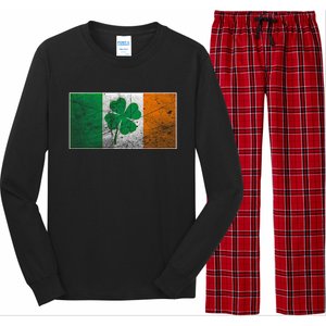 Patriotic Irish Flag Ireland Shamrock St Patricks Day Gift Long Sleeve Pajama Set