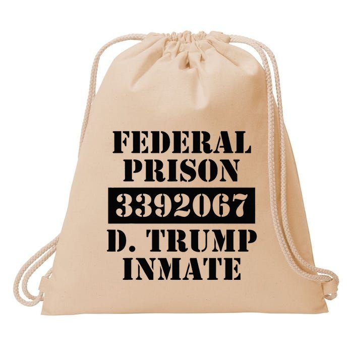 Prison Inmate Federal Prison 3392067 Trump Halloween Drawstring Bag