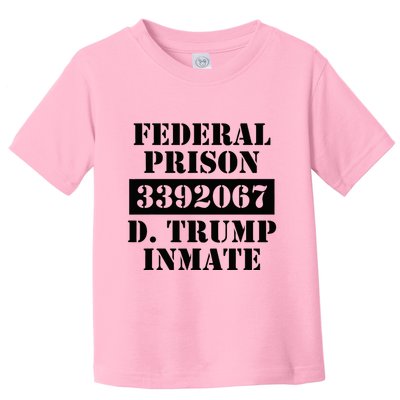 Prison Inmate Federal Prison 3392067 Trump Halloween Toddler T-Shirt