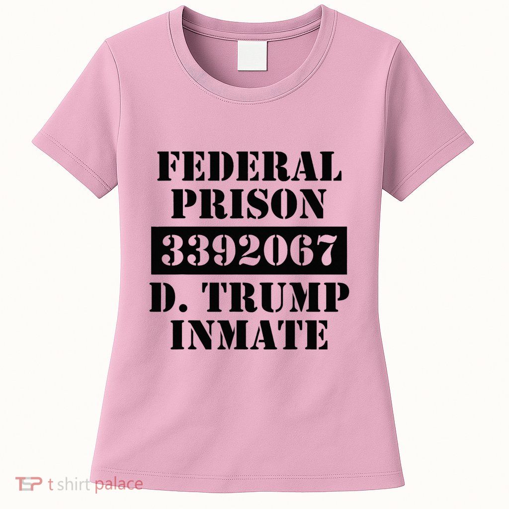 Prison Inmate Federal Prison 3392067 Trump Halloween Womens T-Shirt