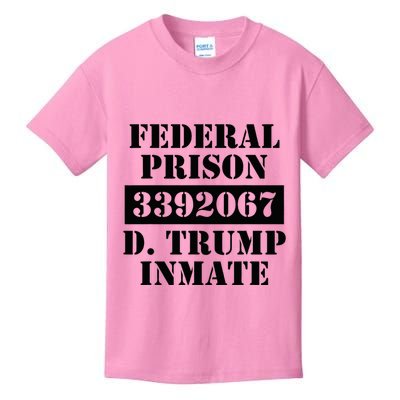 Prison Inmate Federal Prison 3392067 Trump Halloween Kids T-Shirt